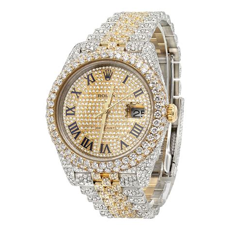 buy fake diamond watches|bust down watch real diamond.